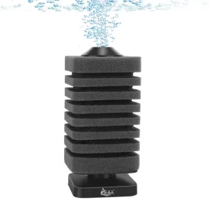 Aquarium Sponge Filter, 2 in 1, Ultra Quiet, for 5-30 Gal Tank