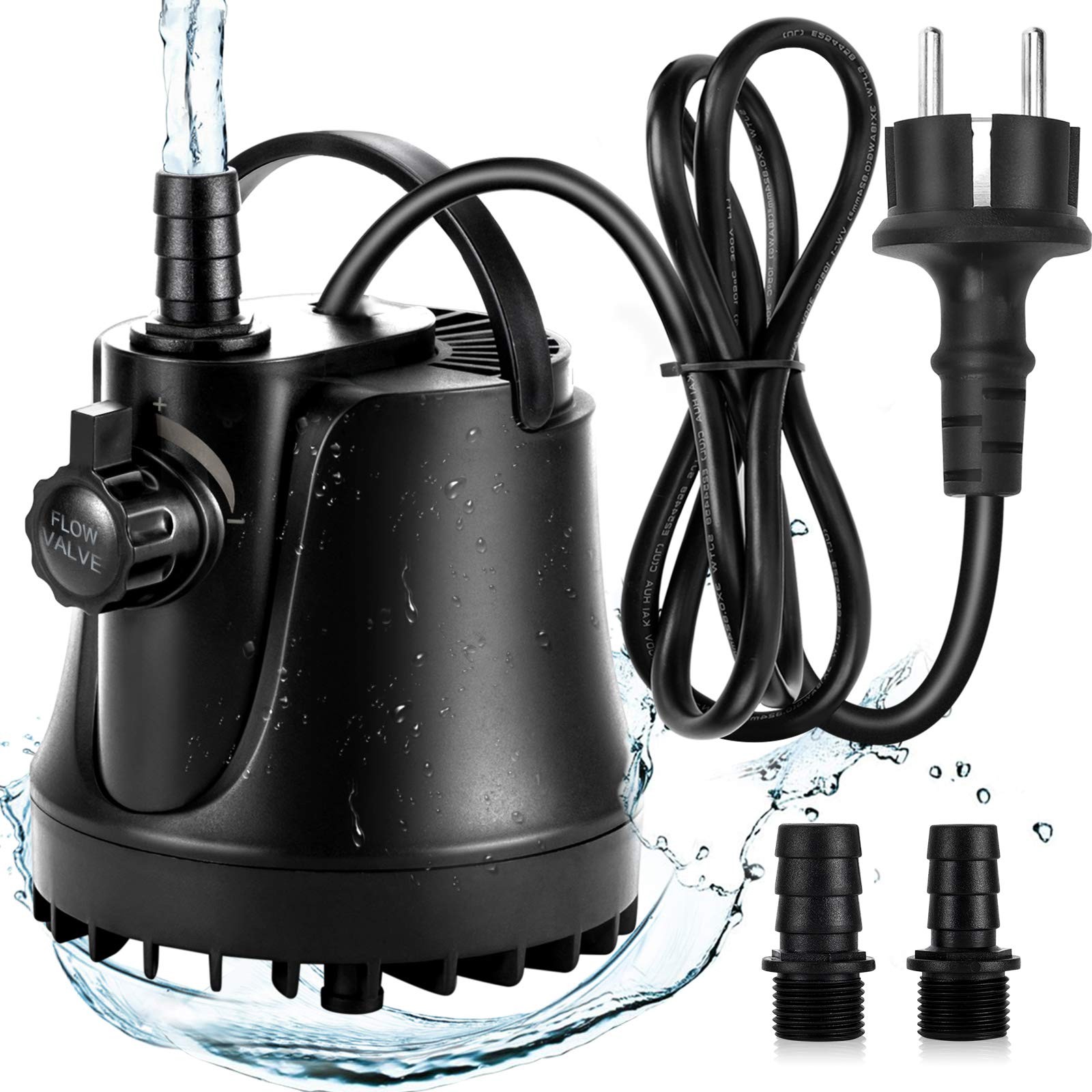 Pumpe für Aquarium - Multifunktionspumpe 600L/h, 8W - Süß- und Meerwa
