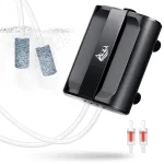 A 5W Aquarium Air Pump with white background