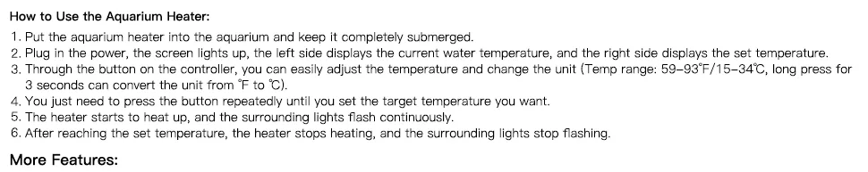 Aquarium Heater