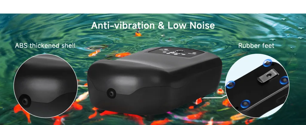 Anti-vibration and low voice fuction.