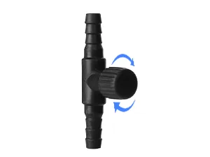 How to switch the aquarium air pump to adjust.