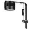 A black aquarium stream light with white background.