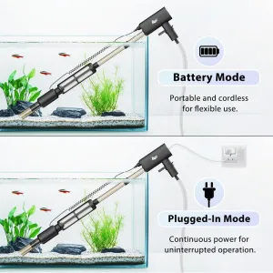 2 modes of gravel cleaner.