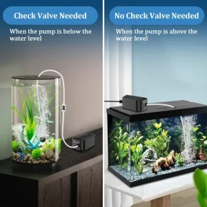 Aquarium air pump working or not.