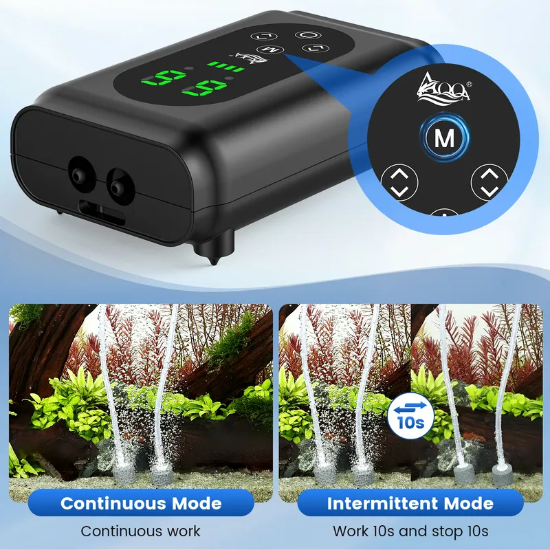 2 modes of AQQA air pump