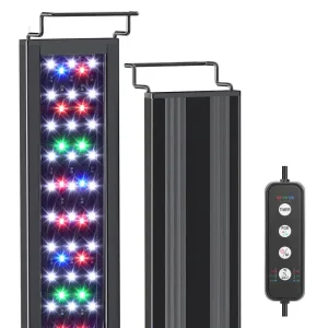 AQQA 14W 24/7 Mode LED Fish Tank Light for 12-18" Freshwater Tanks