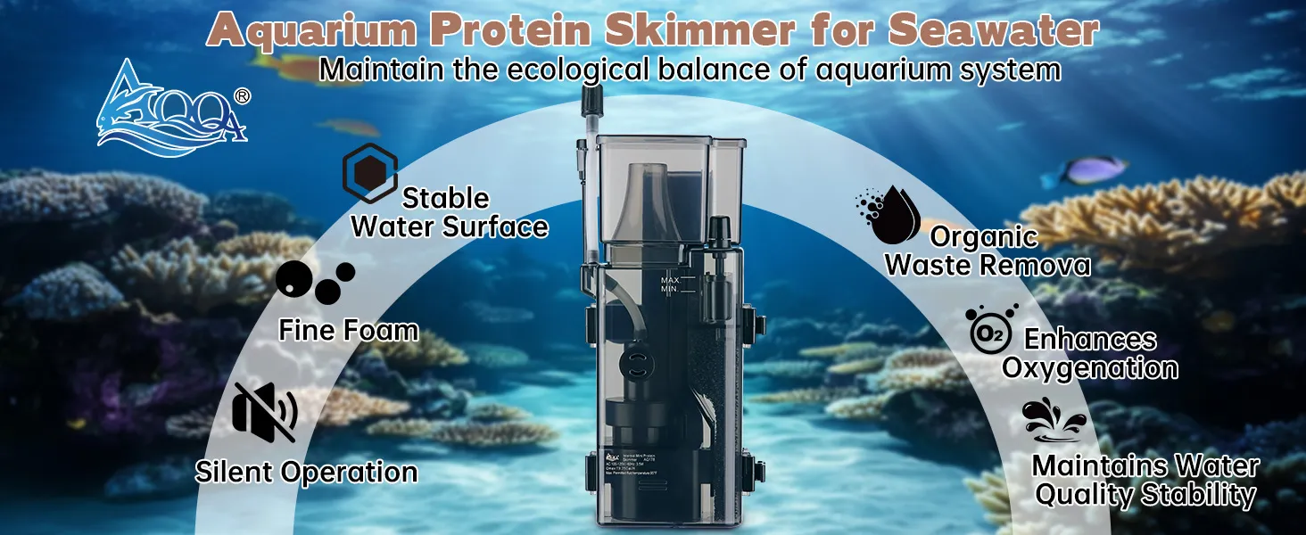 6 advantages of an aquarium protein skimmer.