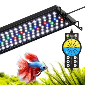 24/7  Sunrise Sunset Mode Aquarium Light, Full Spectrum LED Fish Tank Light With Different wattages For Plant Growth, Freshwater Tanks