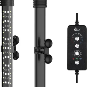 AQQA Submersible LED Light with Multiple Colors, IP 68 Waterproof For Aquarium