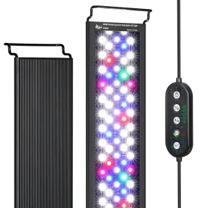 LED Aquarium Light, 14W, for 12-18 Inch Tanks with 24/7 Mode, DIY & Timer