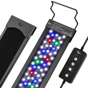 24W IP68 Waterproof High Lumen Aquarium Plant Light  for 12-18 Inch Fish Tank