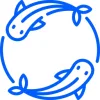 Icon shows fish swimming around