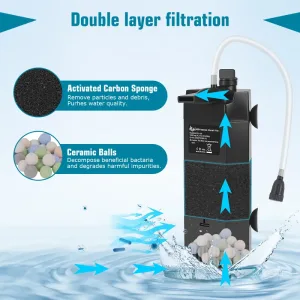 Filter has durable layer of filtration.