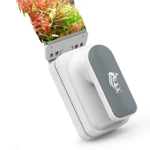 Magnetic Aquarium Glass Cleaner with Algae Scraper for Small Fish Tanks (Up to 0.32" Glass)