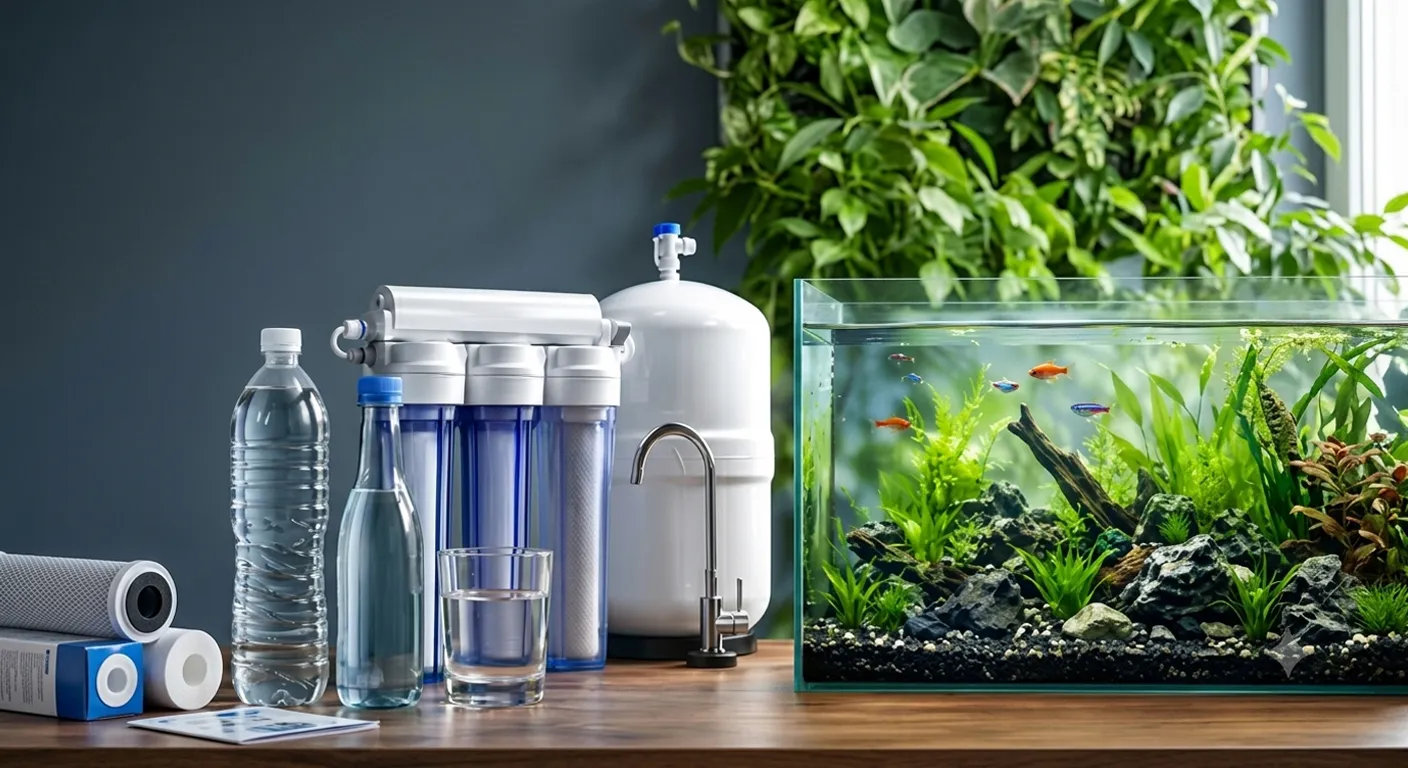 Purified, RO & Bottled Water for Fish Tanks: Which is Better - AQQA