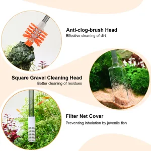 The main feature and advantages of aquarium siphon cleaner.