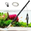 AQQA Adjustable Flow Aquarium Gravel Vacuum, All-in-One Siphon Cleaner & Water Changer