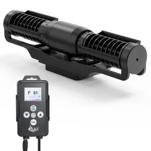 DC 24V AQQA Aquarium Wave Maker, Adjustable Flow for Reef & Freshwater Tanks up to 135 Gallons (18W 2100 GPH)