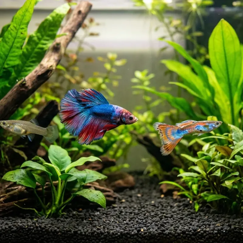 Can Guppies Live with Bettas Risks and Tank Guide