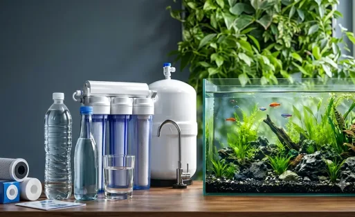 Purified, RO, and Bottled Water for Fish Tanks