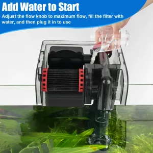 How to star an aquarium filter.