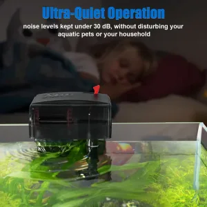 A super quite aquarium filter.